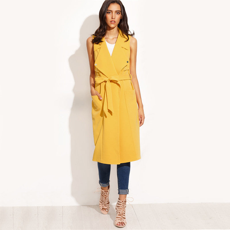 Women Casual Autumn Long Trench Coats